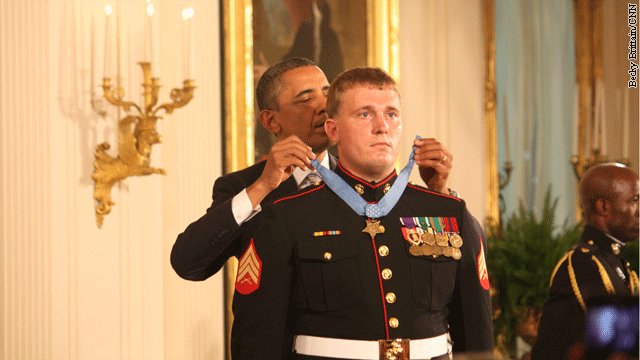 Medal of Honor recipient victim of assault