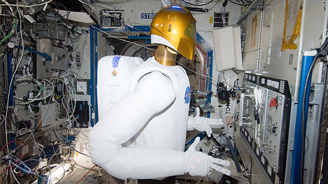 Robonaut Operates Task Board in Space