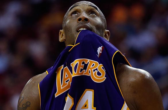 Kobe Bryant's Los Angeles Lakers have lost 20 games this season. (Getty Images)