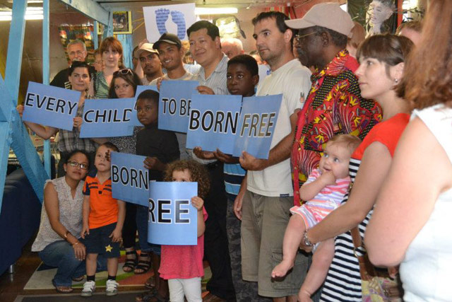 Protesters gather in Melbourne on Sunday, January 6 to draw attention to Ranjini's detention.