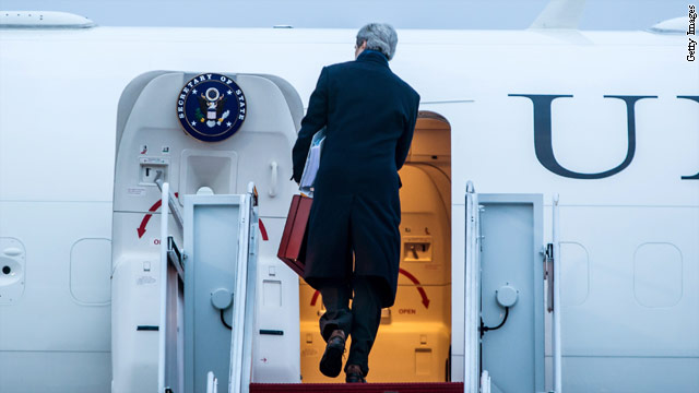 Kerry hits the road: Pitfalls ahead