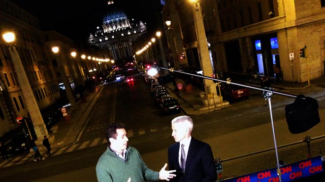 Tonight on AC360: Anderson Cooper reports live from Rome