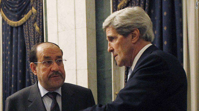 kerryiraqt1larg Kerry presses for end to Irans shipments to Syria over Iraq