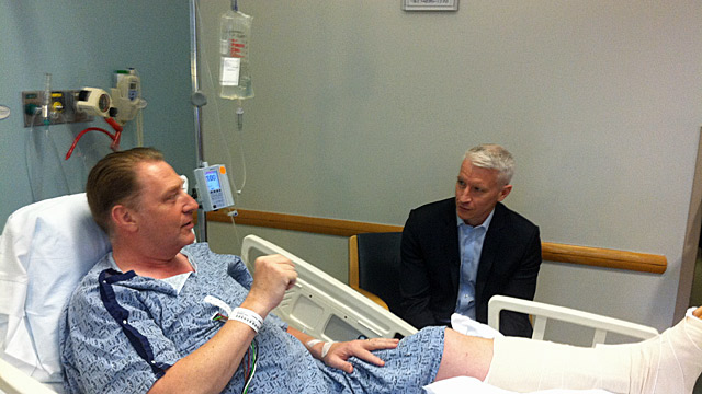 Tonight on AC360: Boston bombings victim: I feel lucky