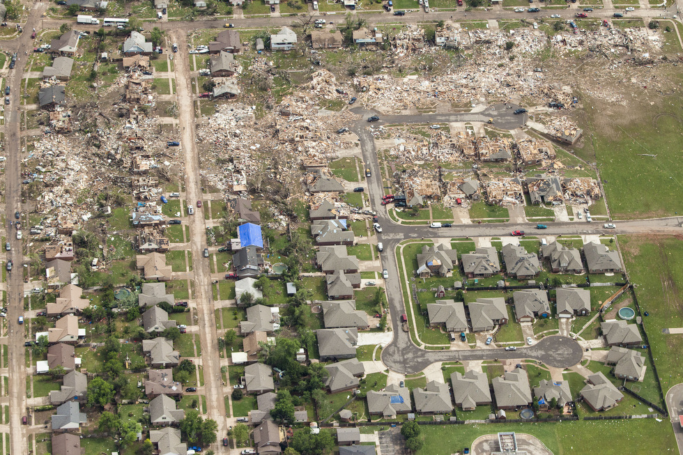 moore tornado before and after