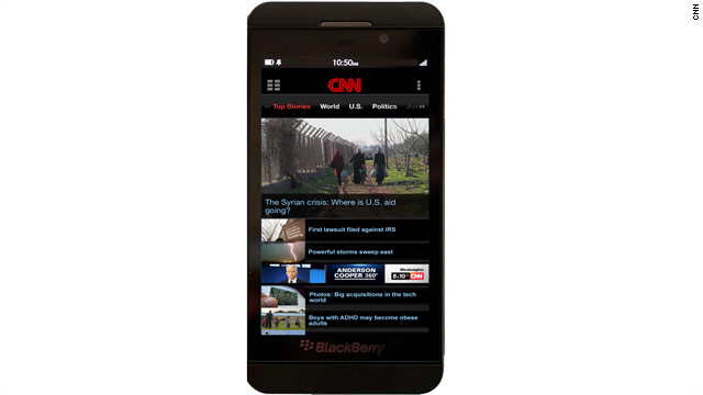 CNN App Now Available for Blackberry 10
