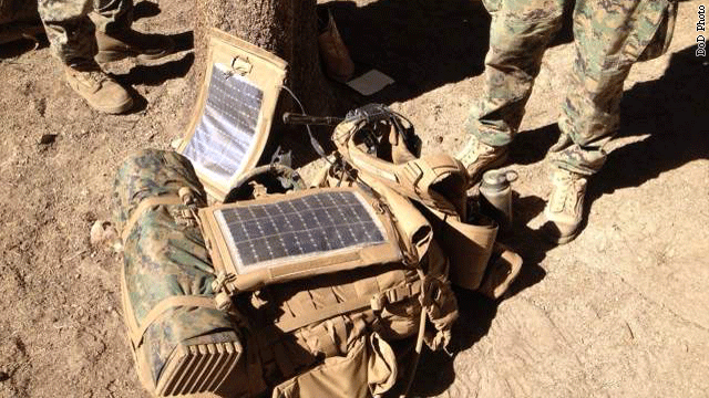 Corps testing solar-powered Marines concept