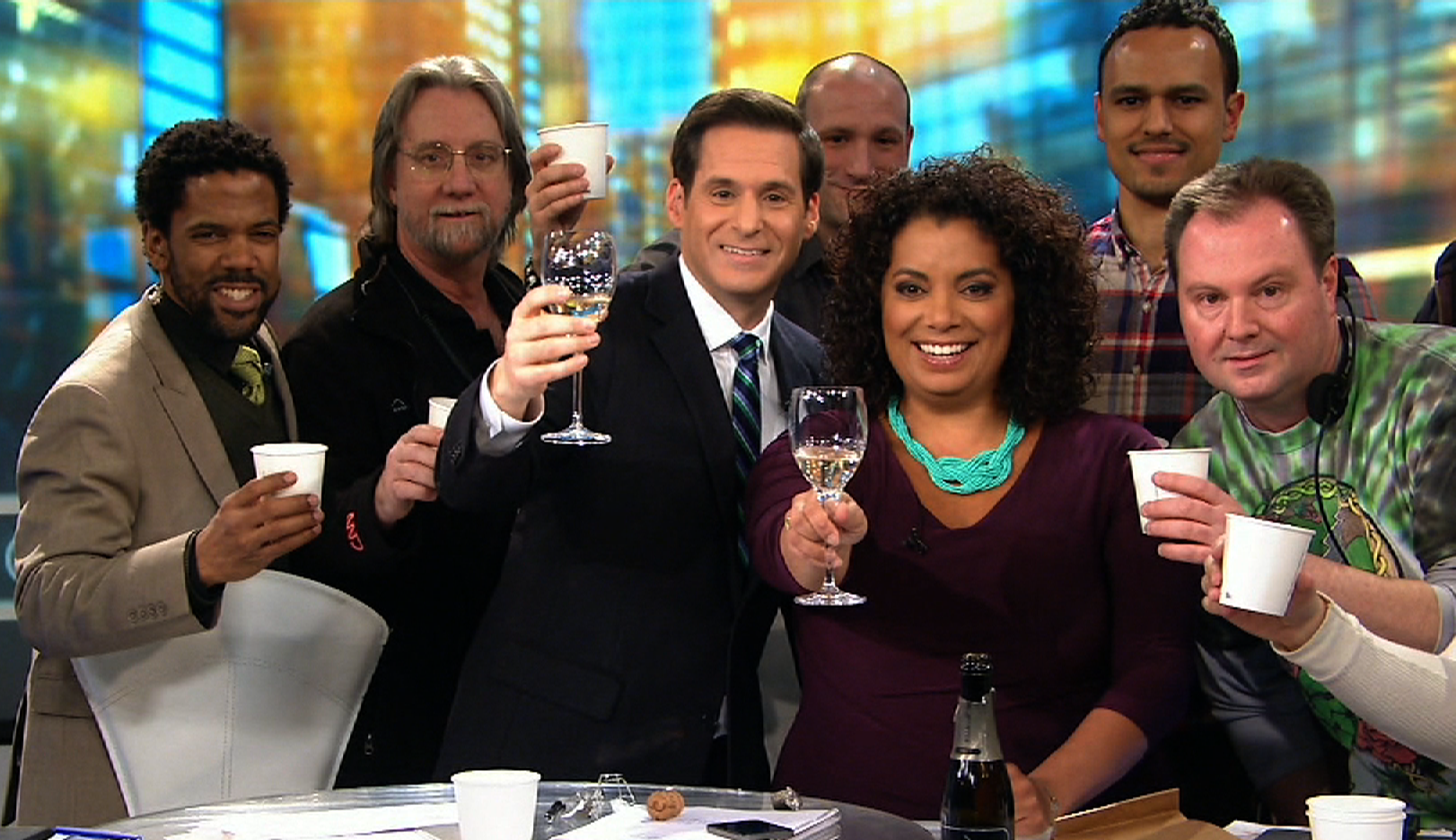Cheers to Our New @THIS HOUR Studio!