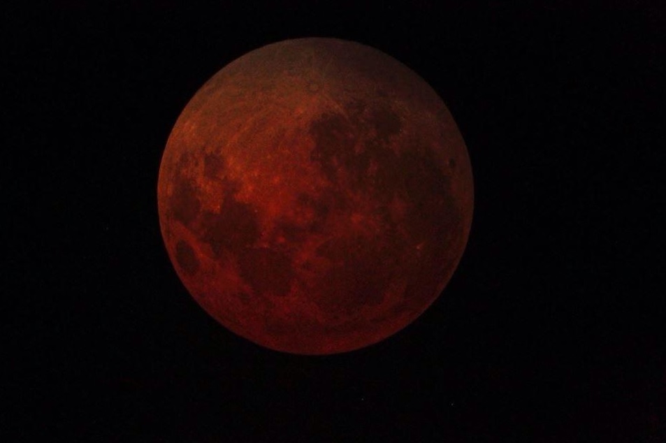 Photo of the Day: Facebook Fan "Blood Moon" Image