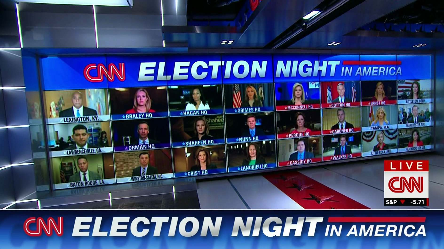 CNN Reporters In Full Force For Midterm Elections