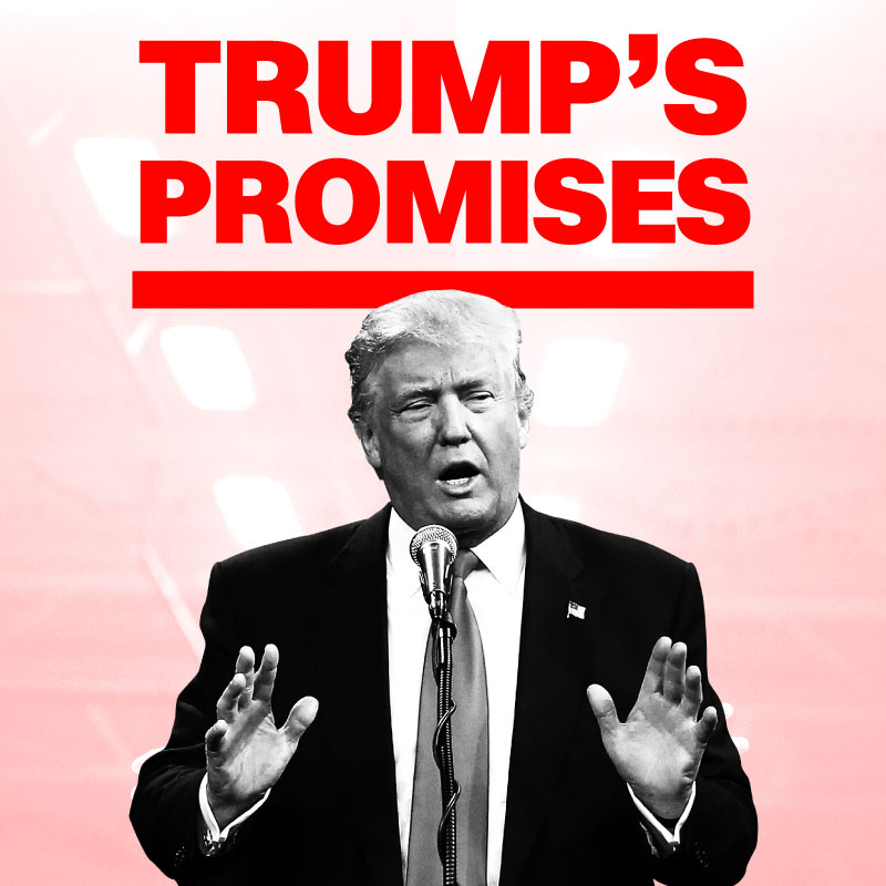 Donald Trump's promises hit Washington reality in first month CNNPolitics