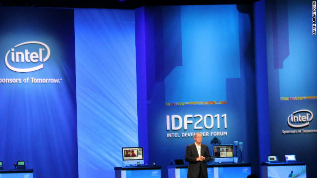 Intel CEO Paul Otellini announced a partnership with Google at Intel's developer conference.