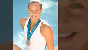 Catherine Garceau retired from competitive swimming in 2002 and began looking into holistic medicine.