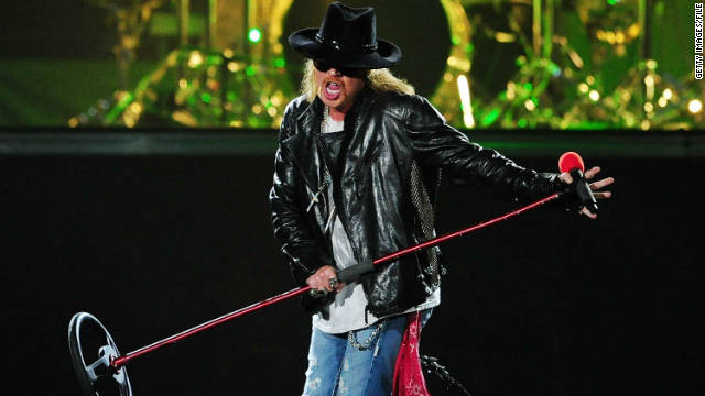 Axl Rose dice "No" al Salón de la Fama del Rock and Roll