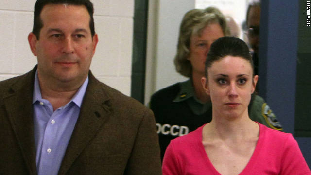 Casey Anthony, right, invoked her Fifth Amendment right against self-incrimination in a civil suit, a transcript shows.