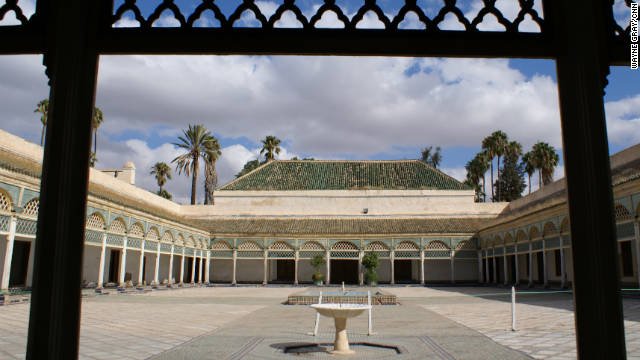 The fabled history of Morocco tempts the imaginations of many. Wayne Gray shared photos he took during a trip to Marrakech. Meaning "resplendent" or simply "beautiful" depending on the translation, this late 19th century complex was built for a high ranking official and his concubines. Today the ornate rooms and gardens offer a welcome retreat from the bustle of the souk.