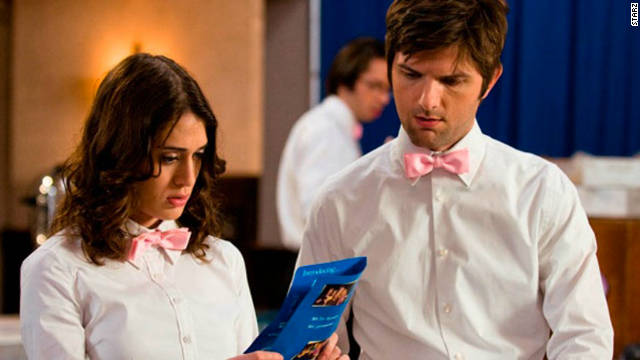 The cast members of "Party Down" (including Lizzy Caplan, left, and Adam Scott) have been hard at work on their respective film and TV projects since the Starz series was canceled in 2010. Despite low ratings, the comedy received rave reviews.