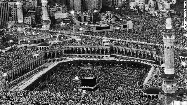 Many of Reem Al Faisal's photographs also feature the Hajj -- or pilgrimage -- to Mecca