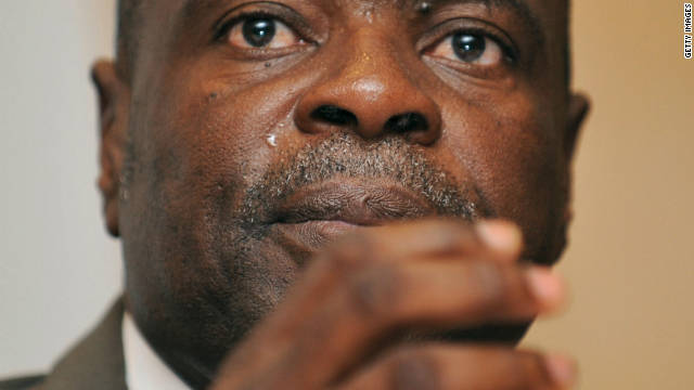 FIFA provisionally suspends Amos Adamu, pictured, and Reynald Temarii three days after Britain's Sunday Times newspaper claimed they offered to sell their World Cup votes. Adamu, head of the West Africa Football Union, denies the charge that he asked for $800,000 to be paid to him directly so four artificial pitches could be built in his native Nigeria. "I am confident that my actions, the full and true extent of which were not detailed in the story published, will demonstrate not only my innocence and integrity, but also my commitment to football and to FIFA," the 57-year-old says in a statement.