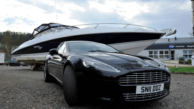 The Scotland Boat Show in Inverkip, west Scotland, has a James Bond theme this year.
