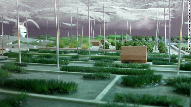 Warmth-accumulating snake walls and more contemporary solutions such as insulating water spray 'roofs' and geothermal heating would create the necessary climate to grow whatever food was demanded in the urban environment.