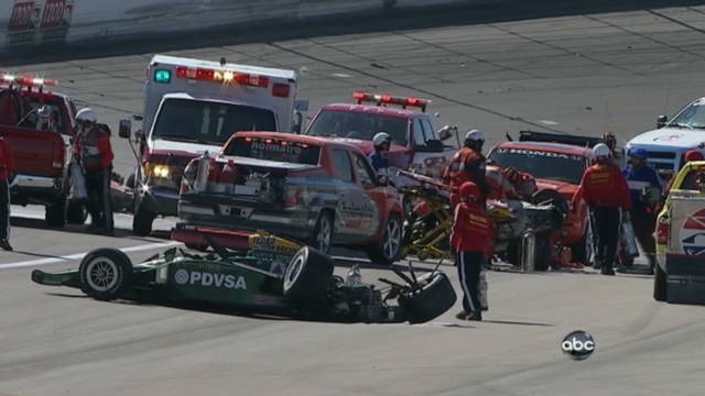Racing vet Dan Wheldon dies in crash at Vegas IndyCar race CNNcom