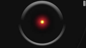 HAL, the homicidal artificial intelligence in \