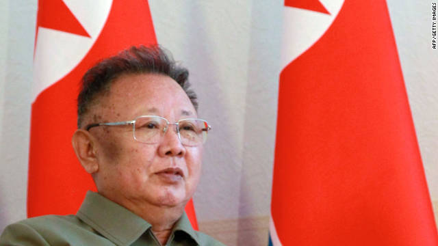 North Korea's leader Kim Jong-Il speaks with Russian President Dmitry Medvedev (not pictured) during their meeting at Sosnovy Bor Military Garrison, Zaigrayevsky District, Buryatia outside Ulan-Ude on August 24, 2011.