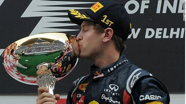 Sebastian Vettel gana el Gran Premio de la India