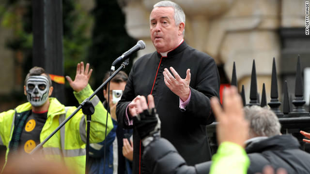 Dean of St Paul's Cathedral quits over protests