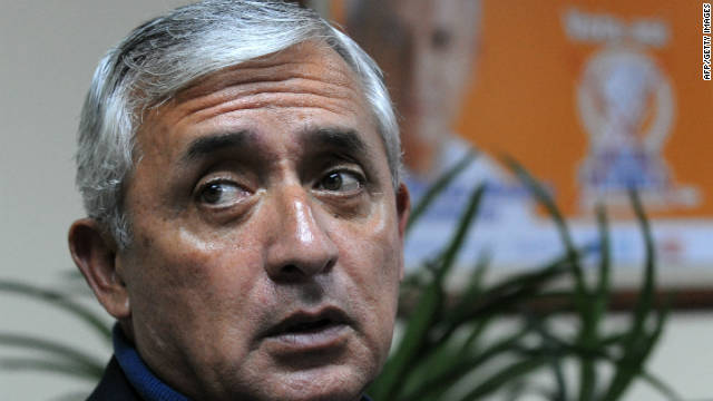 Otto Perez Molina, of Guatemala's Patriotic party, was the front-runner heading into the election.