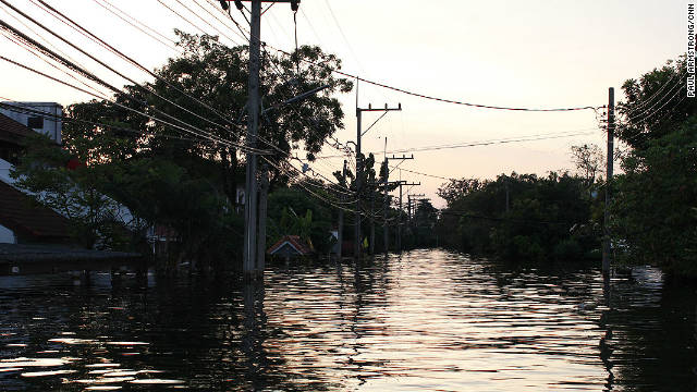 Residents across much of northern Bangkok have lived with water levels like this for almost a month.