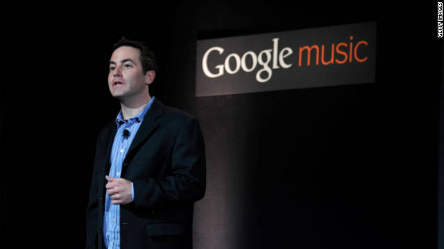 Google's Jamie Rosenberg announces the Google Music store and locker in Los Angeles.