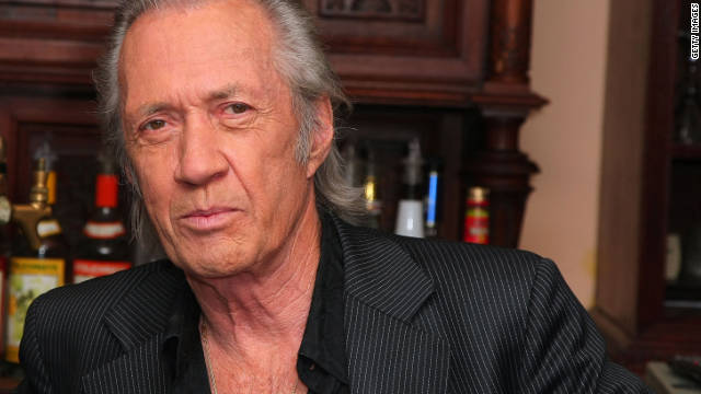 The body of "Kill Bill" actor David Carradine was found hanged in a Bangkok hotel room closet on June 4, 2009. He died at the age of 72. At first, officials ruled his death a suicide. They later said he died from accidental asphyxiation.