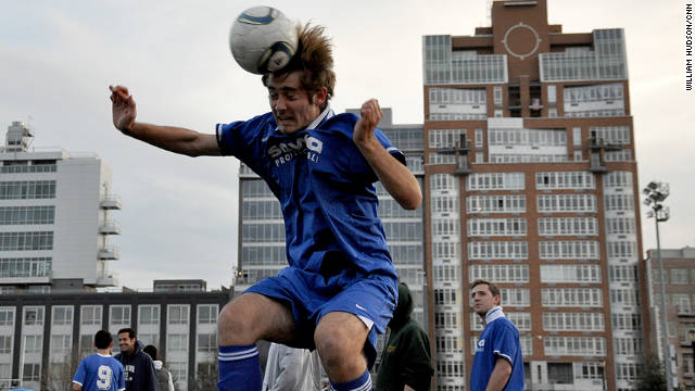 Soccer 'heading' may cause brain damage