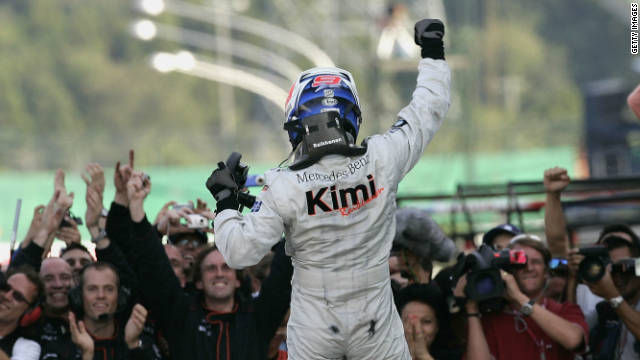 Raikkonen's most successful season with McLaren came in 2005, where he claimed victory in seven of the year's 19 races. But once again he could only finish second in the world championship, with Spain's Fernando Alonso claiming the first of his back-to-back world championships.