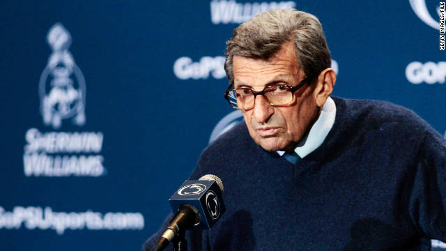 Joe Paterno told the Washington Post, 