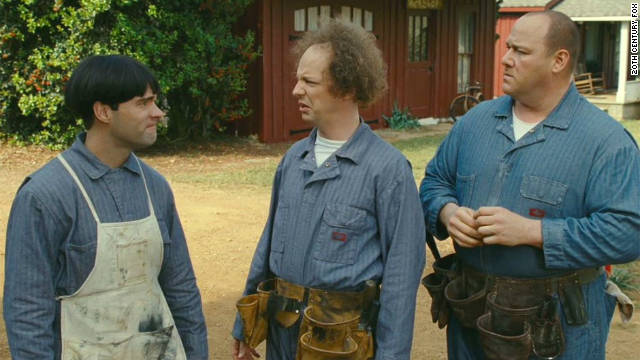 Chris Diamantopoulos (left), Sean Hayes (center) and Will Sasso star in 