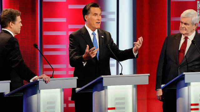 Among the chances he missed, Mitt Romney failed to differentiate himself from his front-runner rival Newt Gingrich.