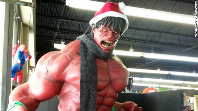 A comic shop Christmas