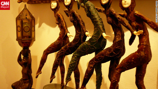 This figurine by Dimitri Chiparus entitled "Five Dancers" was expected to fetch between $1,500 - $2,500.