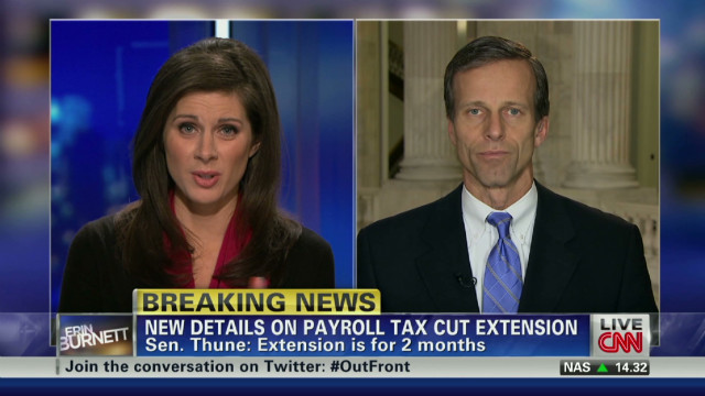 Two-month extension of payroll tax cut proposed - CNN.