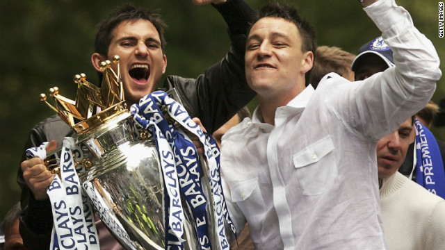 In his first full season as captain, Terry led Chelsea to a first English top-flight title in 50 years.