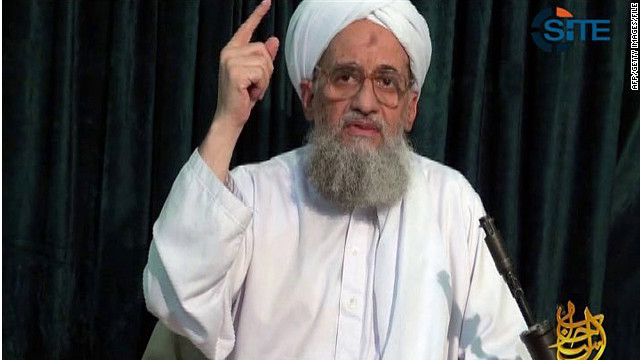 A Site Intelligence Group image of Al-Qaeda leader Ayman al-Zawahiri from video released August 15, 2011. 