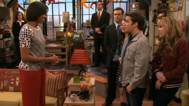 Michelle Obama shows off dance moves on 'iCarly'