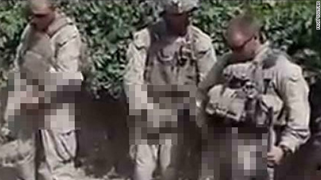 Identifican a dos de los "marines" filmados orinando sobre cadáveres