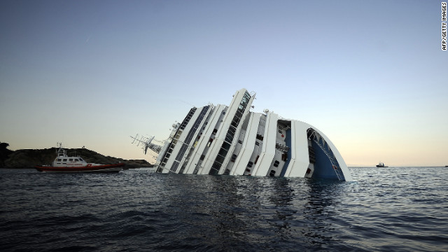 The Costa Concordia, owned by Genoa-based Costa Cruises, ran aground on a sand bank off the island of Giglio on Friday, January 13.