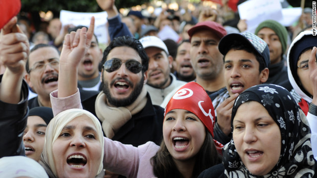 Túnez celebra un año del derrocamiento del régimen
