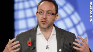 Jimmy Wales is co-founder of Wikipedia.