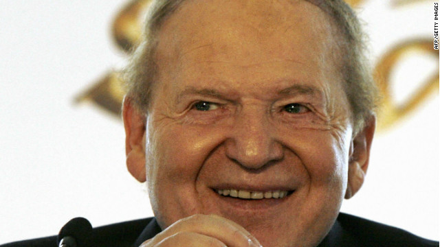 Sheldon Adelson is CEO of Las Vegas Sands.